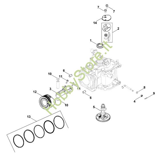 Picture of C - Albero a camme XT-675 (XT675-0022)
